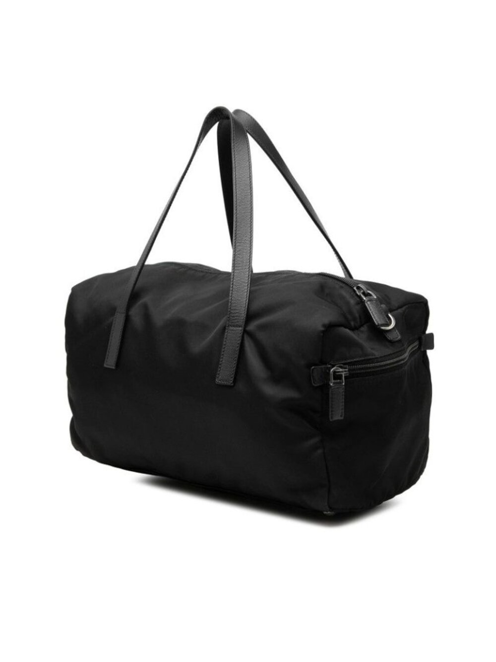 Prada Handbag Black Nylon Leather - Picture 2 of 6